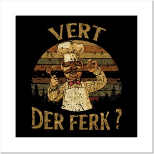 Vert Der Ferk - Vintage Design Posters and Art